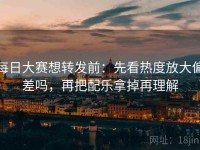 每日大赛想转发前：先看热度放大偏差吗，再把配乐拿掉再理解